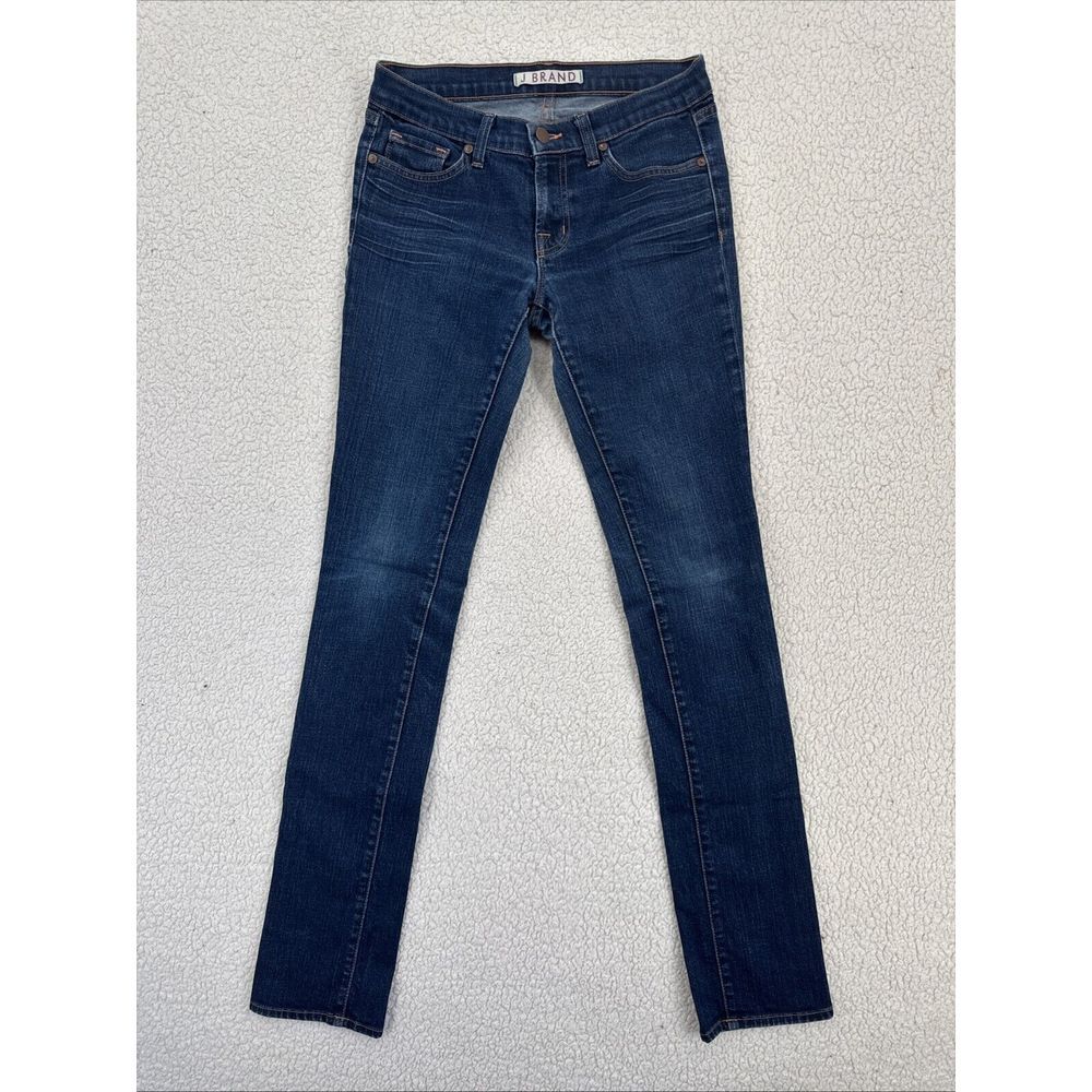 J Brand Pencil Leg Jeans Women Size 27 Dark Wash‎ Blue